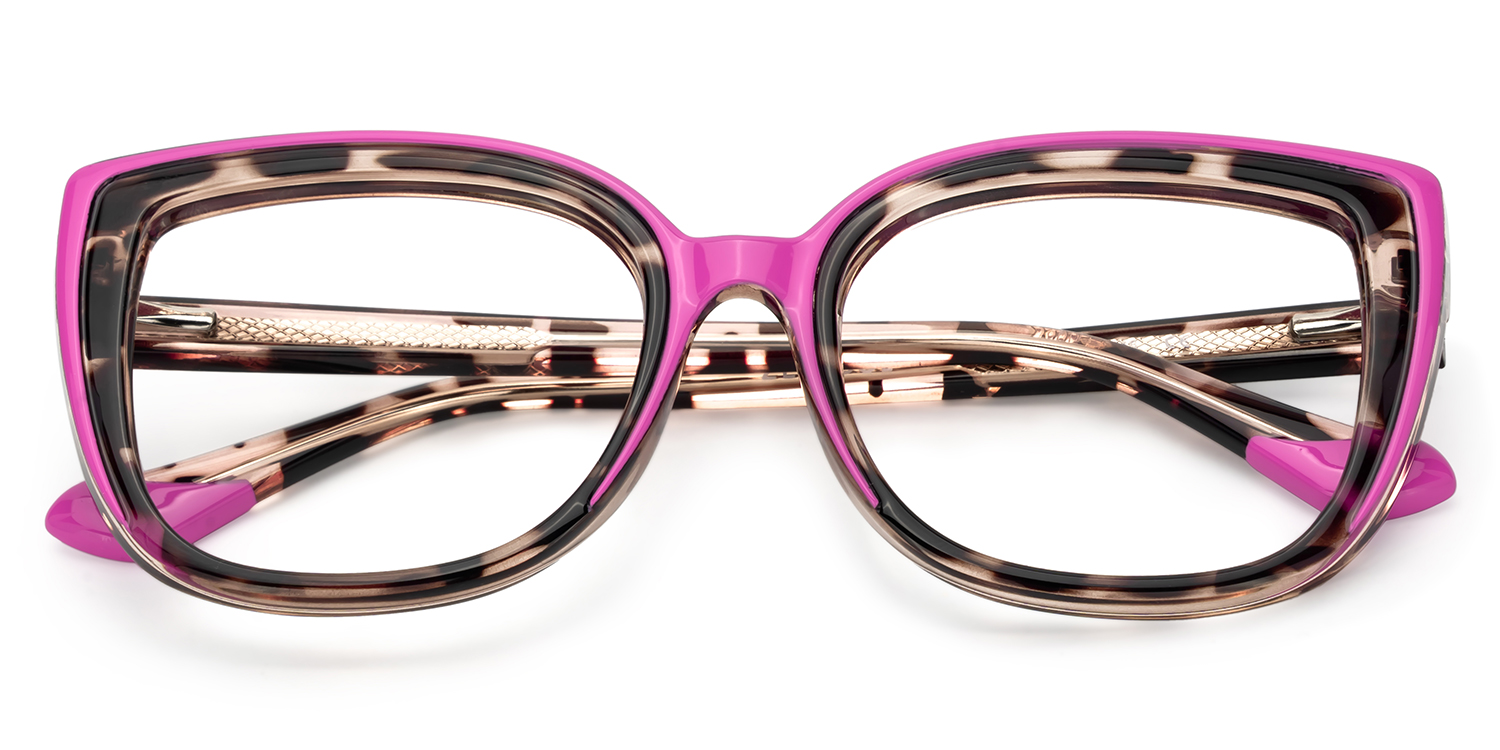 Fenn Cateye Pink Tortoise Glasses1