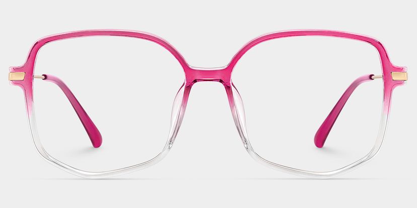 Payton Geometric Bright-Pink Glasses