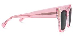 Minfia Square Pink Glasses4