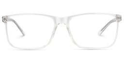 Connie Rectangle Clear Glasses0