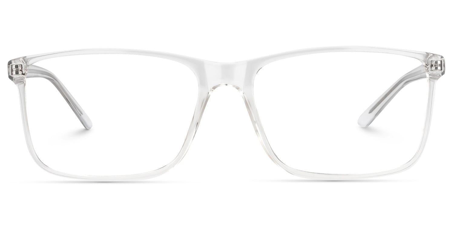 Rectangle Clear Glasses | ZEELOOL Canada0