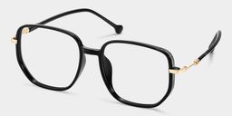 Joana Black Geometric Glasses2