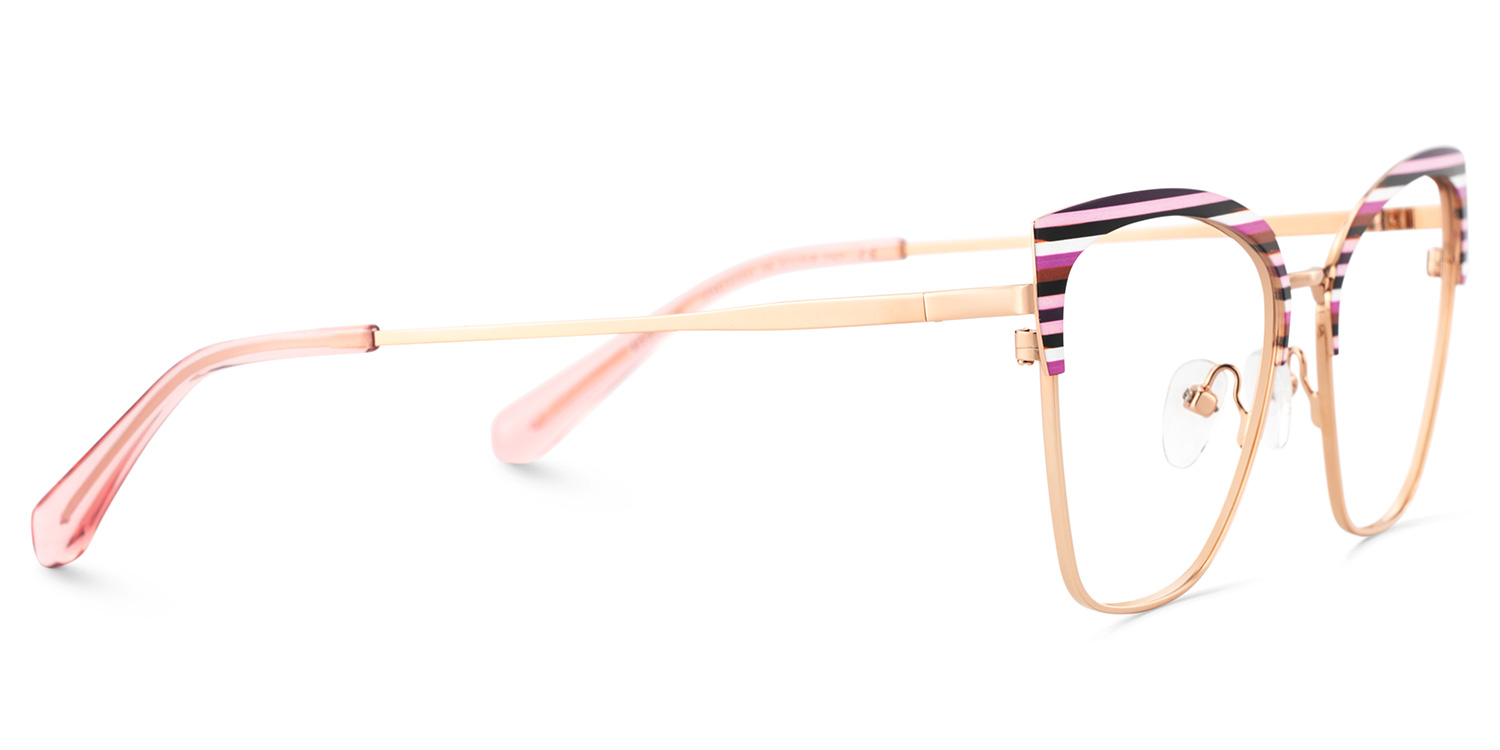 Harley Browline Colorful Color Frame Glasses for Women | Zeelool4