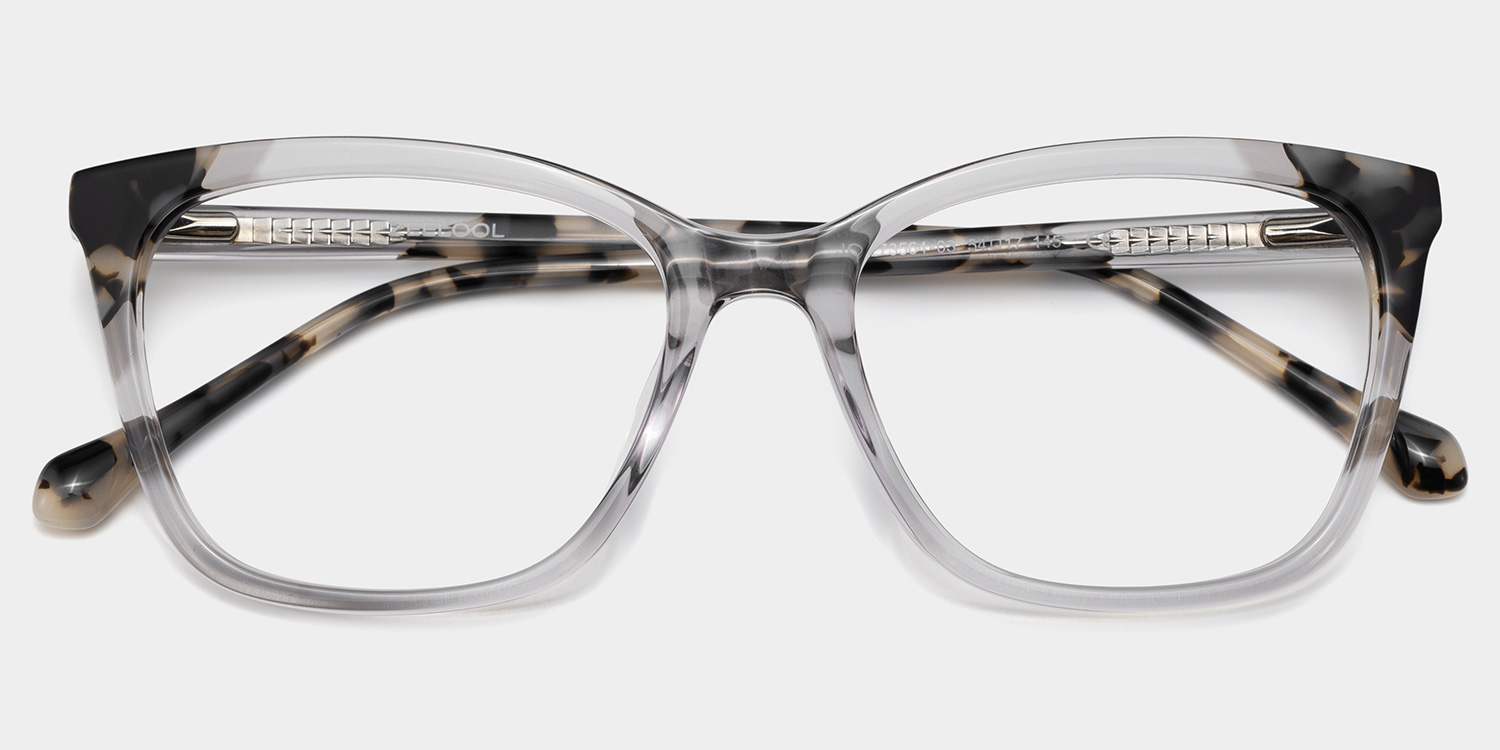 Juno Rectangle Gray Glasses2