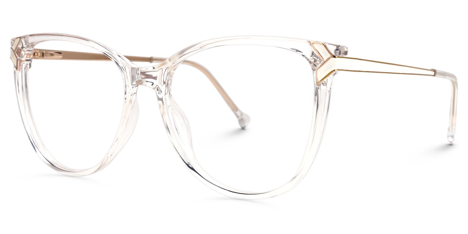 Cat eye Shamim Clear Glasses deals -Zeelool Glasses1