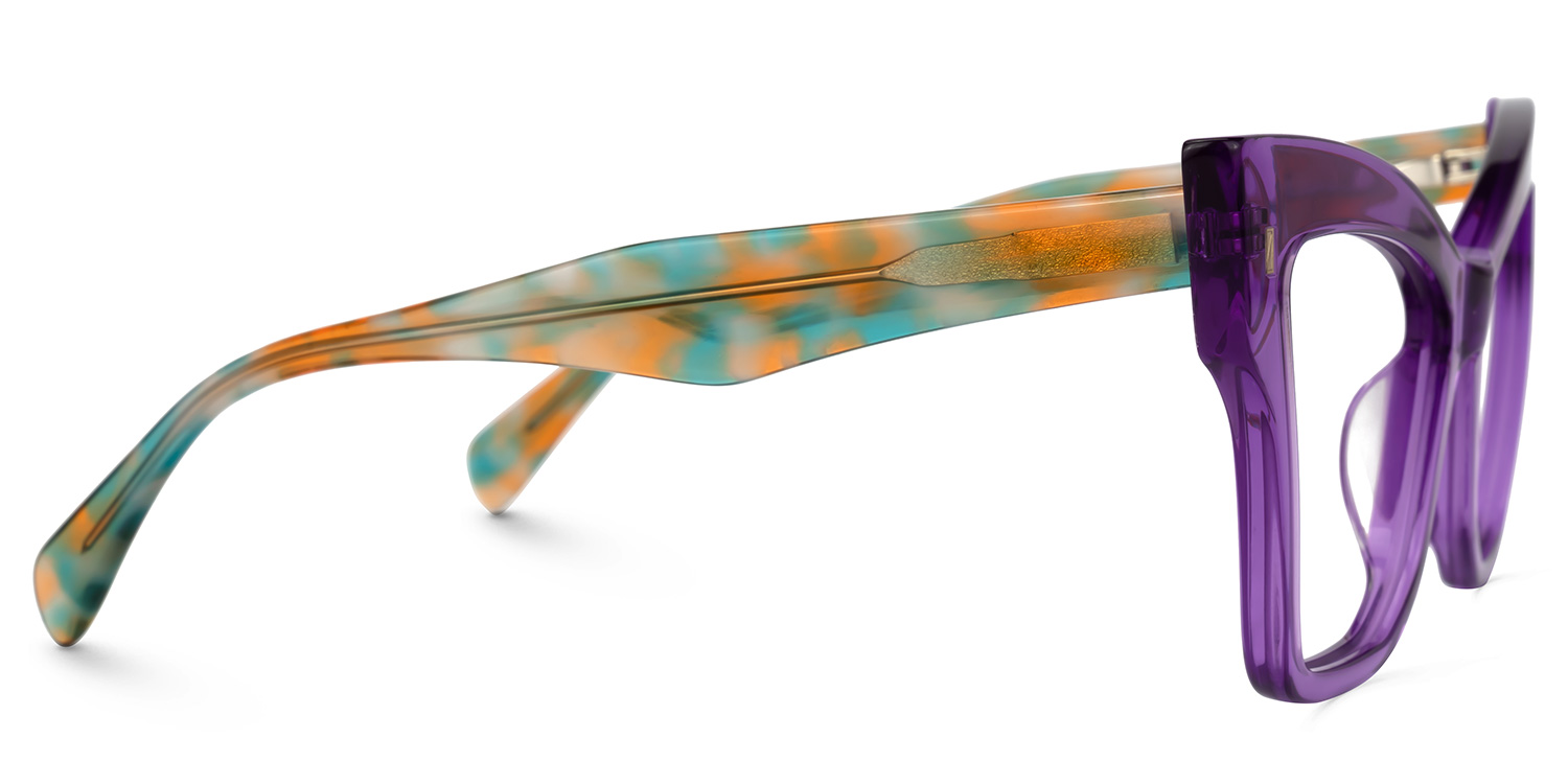 Jeanine Cateye Purple Glasses2