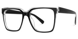 Renea Square Black Glasses1
