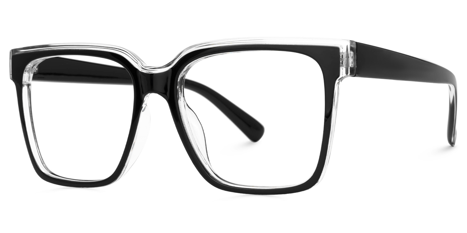 Renea Square Black Glasses1