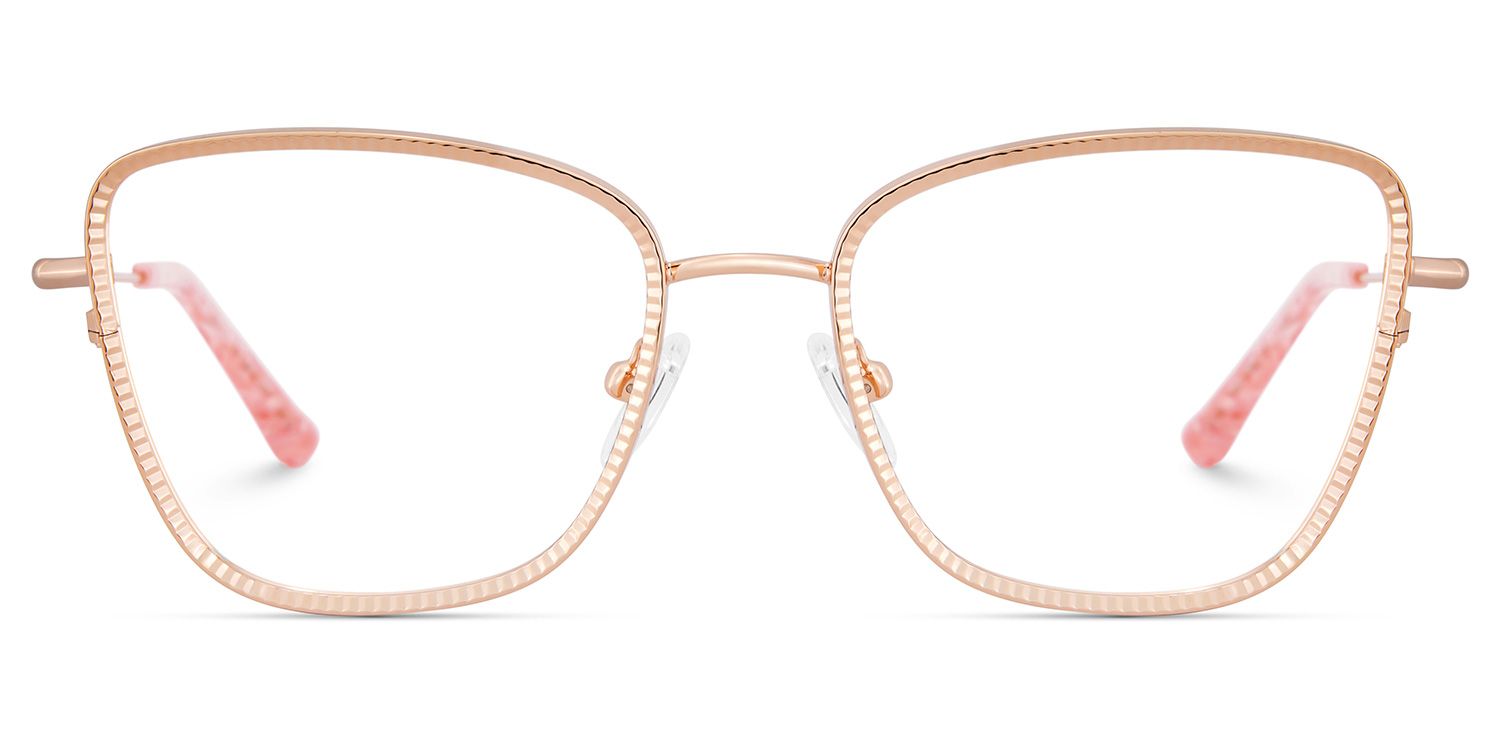 Rose Gold Metal Glasses Frames1