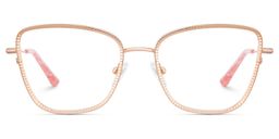 Solimar Square Rose Gold Glasses1