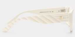 Hannah White Rectangle Glasses4