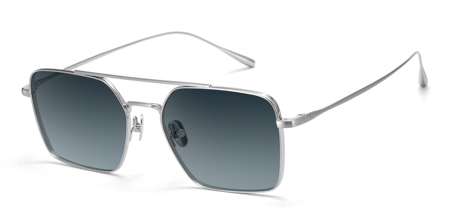 Jensen Eyeglasses in Aviator Sliver Frame | Zeelool2