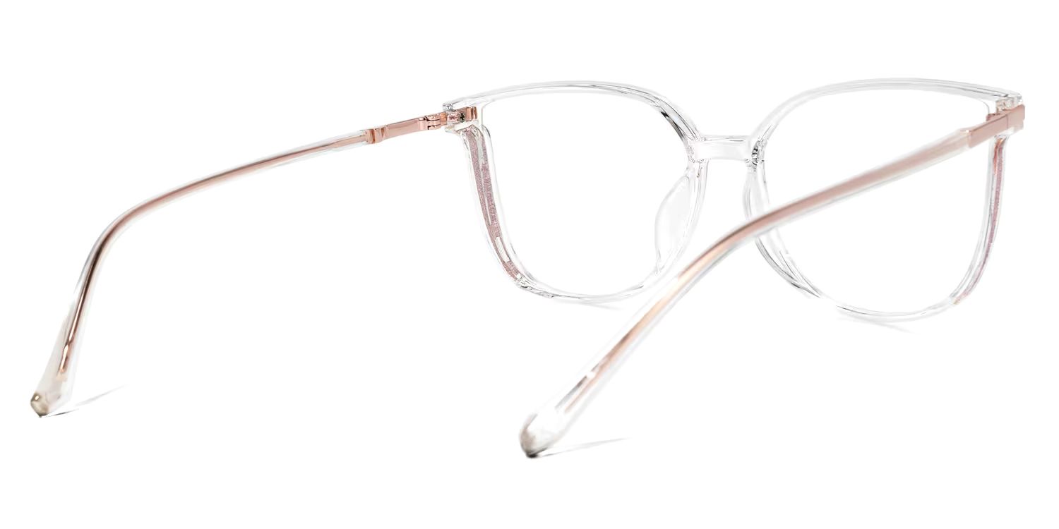 Rodz Square Clear Frame Glasses | ZEELOOL Canada4