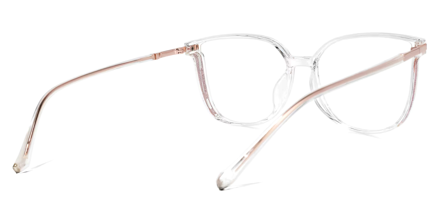 Rodz Square Crystal Frame Glasses | ZEELOOL Canada4