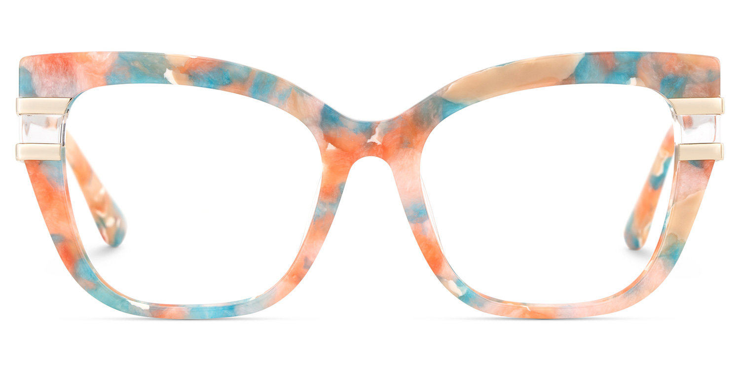 Kieran Rectangle Floral Glasses good-img