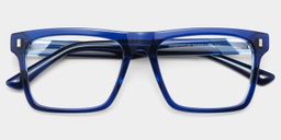 Henry Rectangle Blue Glasses1