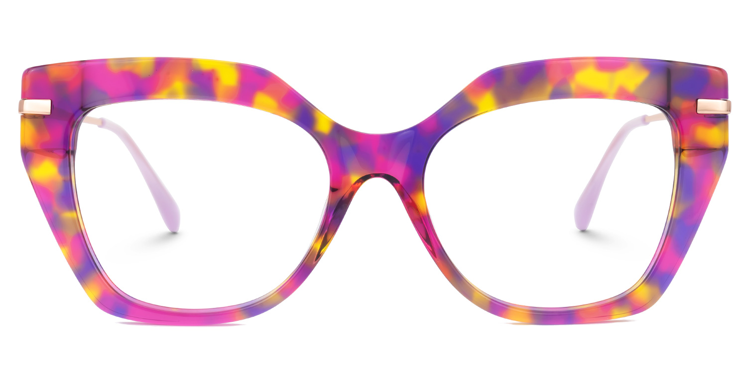 Cateye Vieira Purple Glasses deals -Zeelool Glasses0