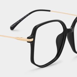 Payton Geometric Black Glasses4