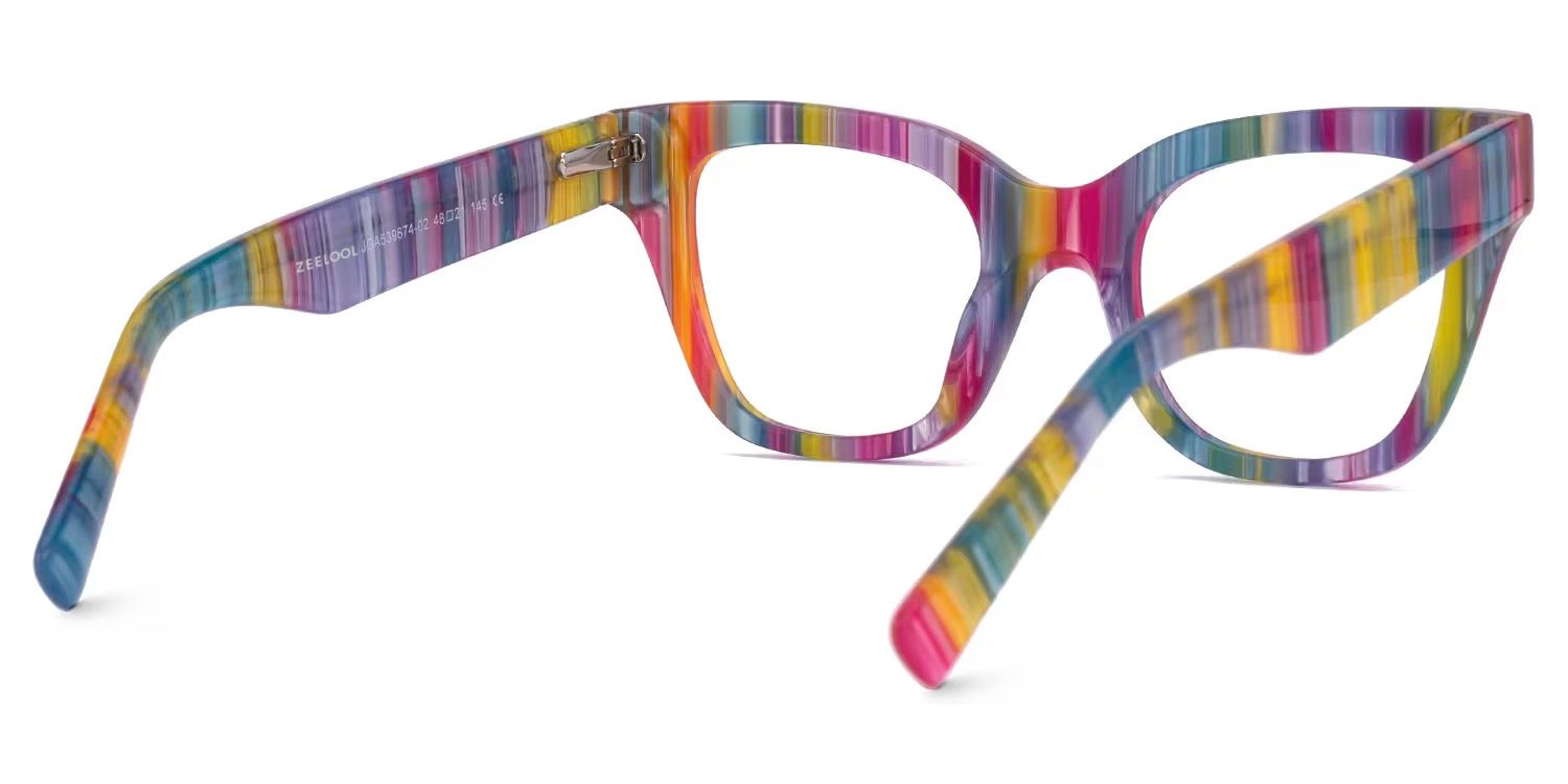 Nereyda Candy Color Eyeglasses Skittles | ZEELOOL Canada3