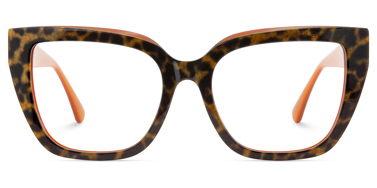 Tamarrah Cateye Leopard Glasses1