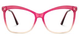 Isaebella Butterfly Neon-Pink Glasses1