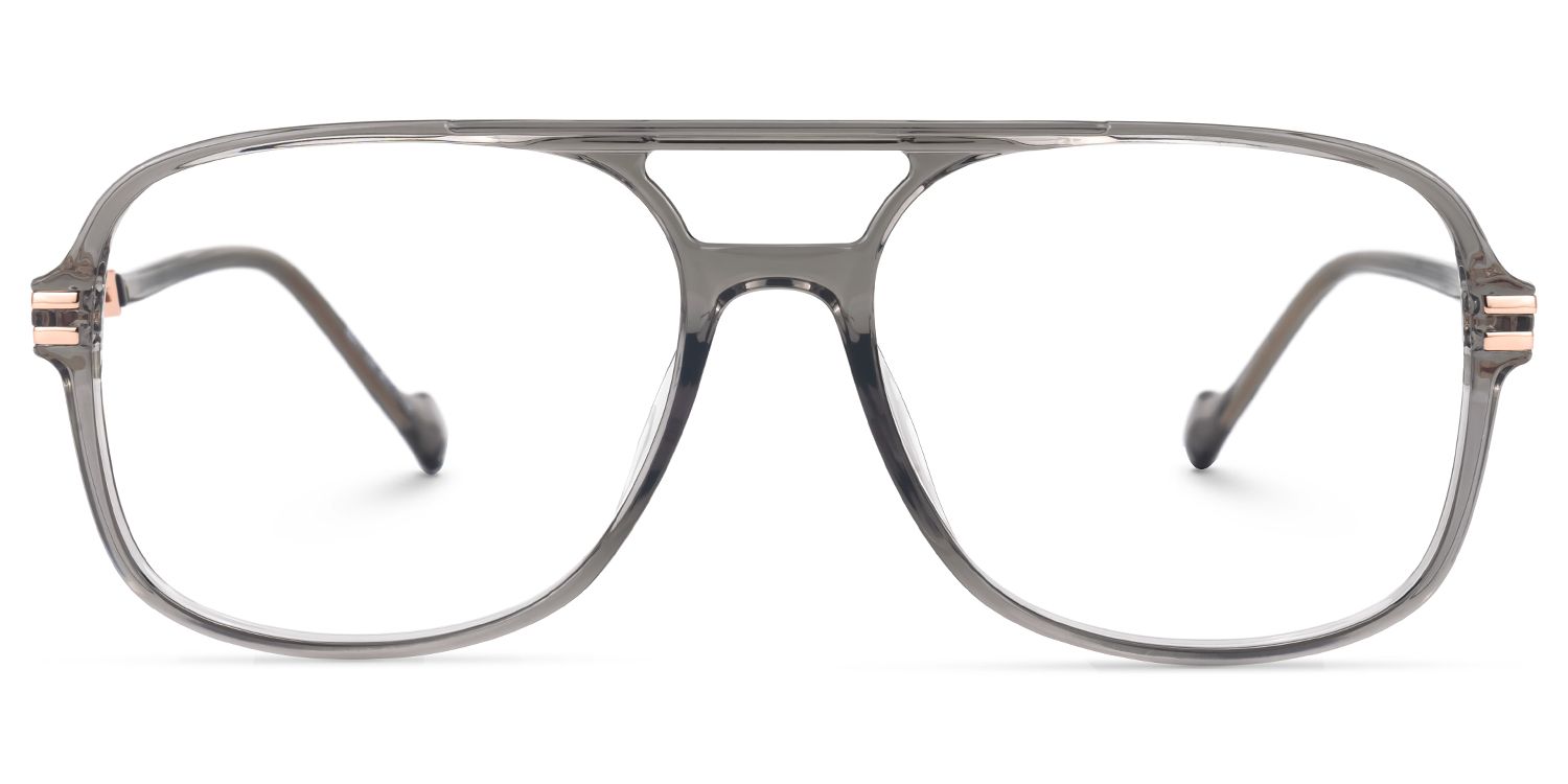Square Nyawa Gray Glasses deals -Zeelool Glasses0