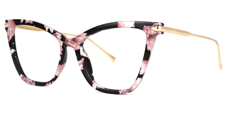 Hilary Butterfly Pink Floral Glasses