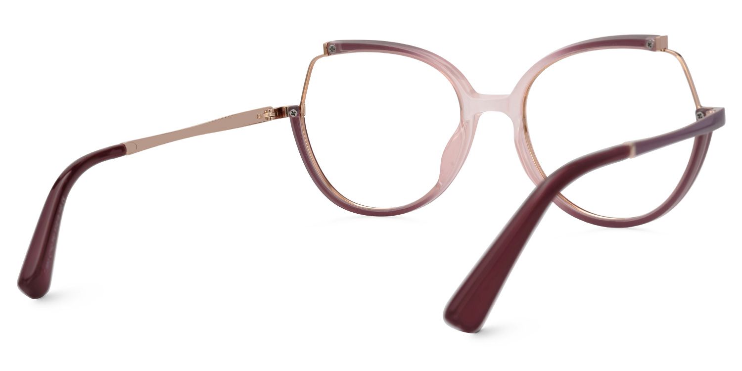 Zakaria Eyeglasses in Geometric Two-Tone Frame | ZEELOOL Canada3