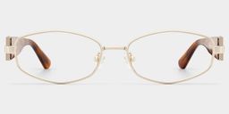 Dakota Tortoise Rectangle Glasses0
