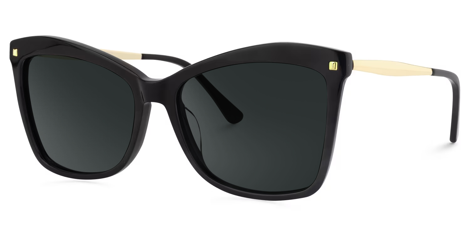 Isaebella Butterfly Black Frame Sunglasses | ZEELOOL Canada1