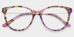 Eli Floral Round Glasses1