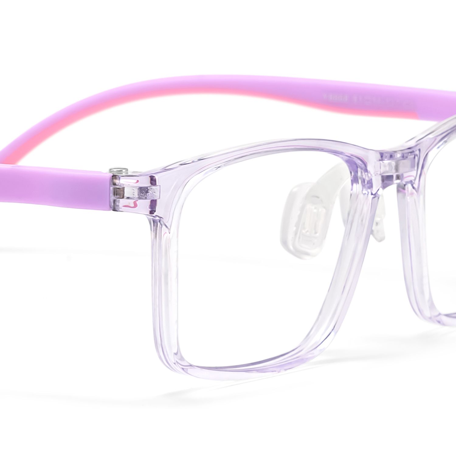 Sunny Rectangle Purple Frame Eyeglasses for Tween4