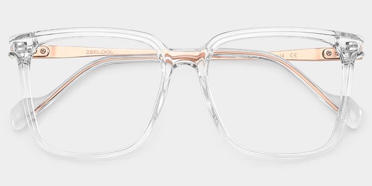 Zeyna Square Clear Glasses