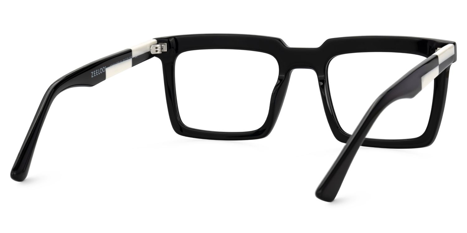 Leblanc Square Black Fashion Glasses For Men | ZEELOOL Canada4