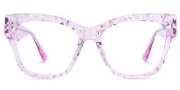 Carley Square Purple Glasses1