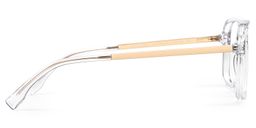 Kilworth Clear Aviator Glasses4