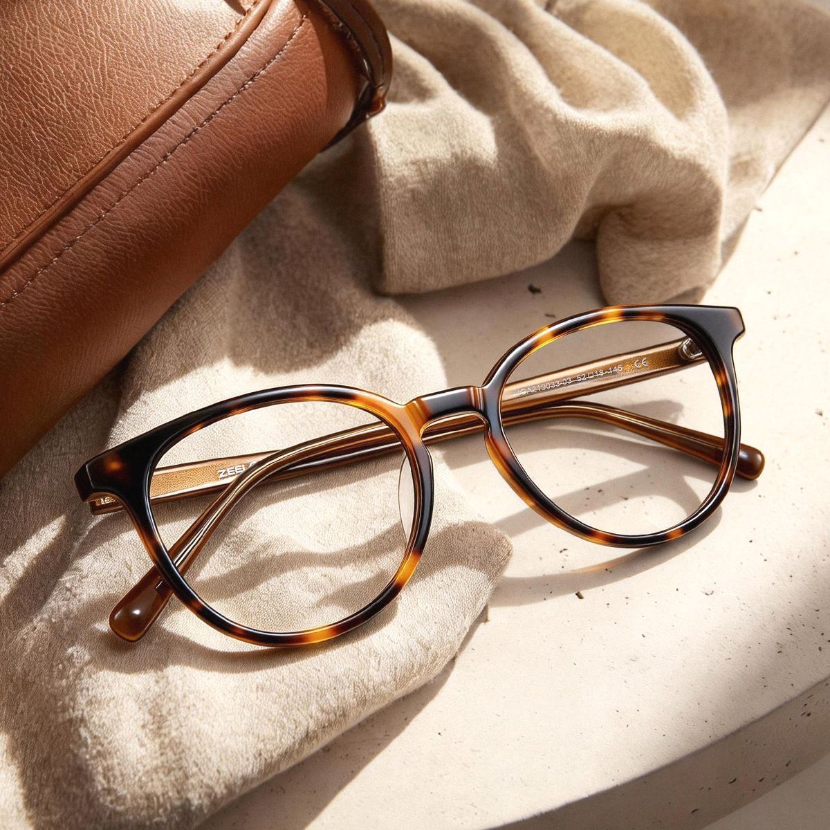 Allison Auburn Eyeglasses -Tortoise Round Frames | ZEELOOL0