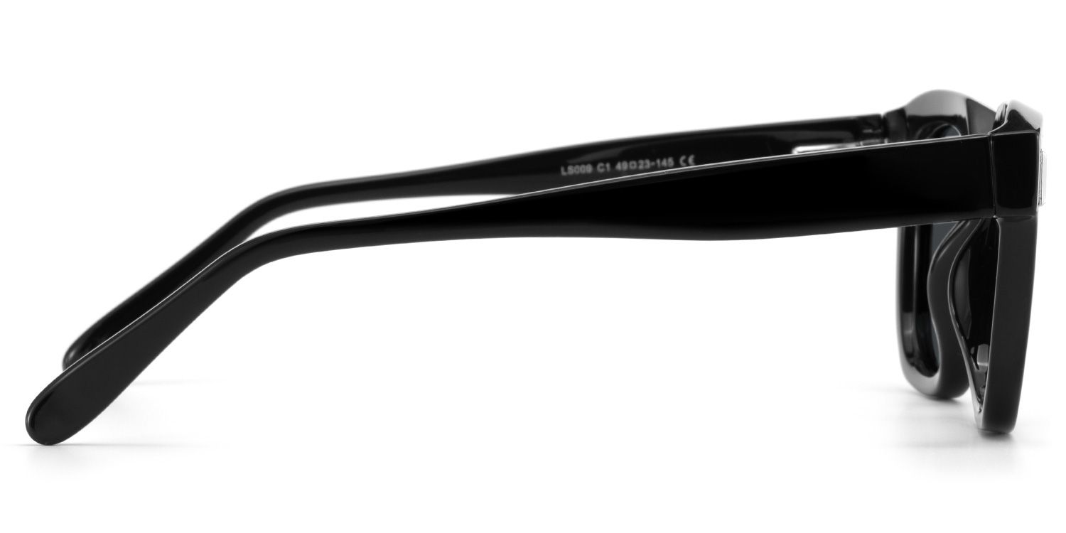 Nia Black Square Sunglasses Online | ZEELOOL Canada3