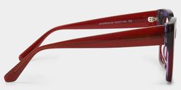 Mavis Square Red Glasses4