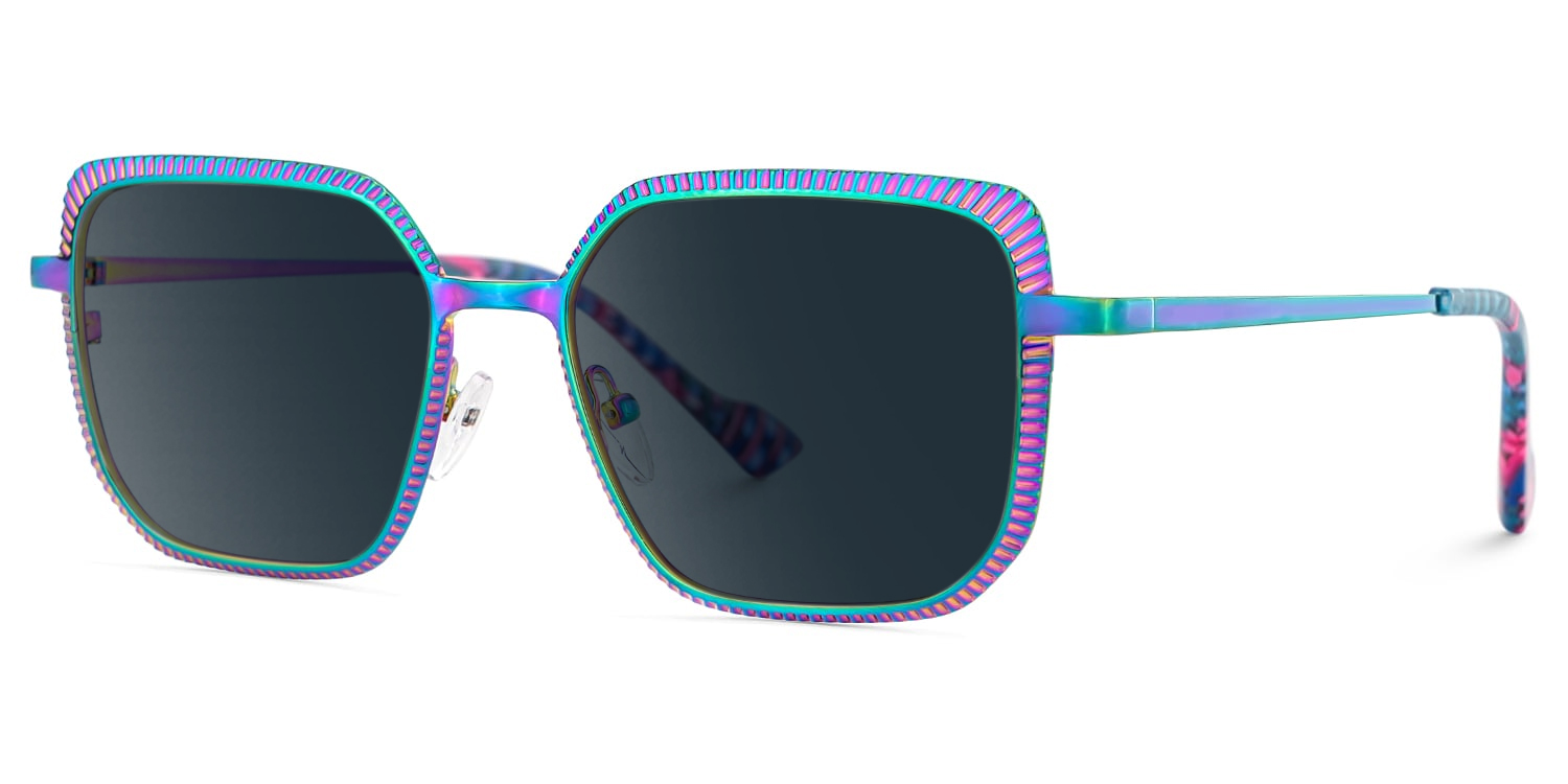 Maverick Square Multicolor Sunglasses2
