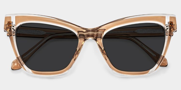 Saucie Brown Cat eye Sunglasses