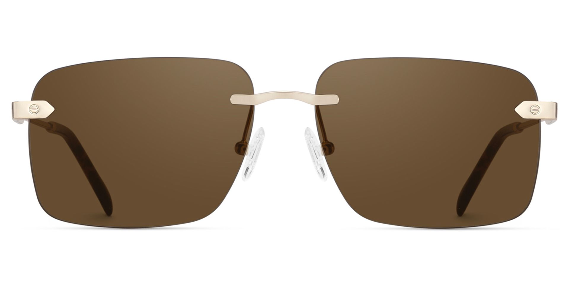 Rey Gold Rectangle Sunglasses Online | ZEELOOL Canada0