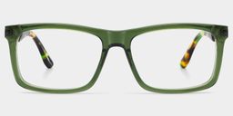 Morgan Rectangle Green Glasses1