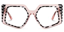 Myers Geometric Pink Glasses0
