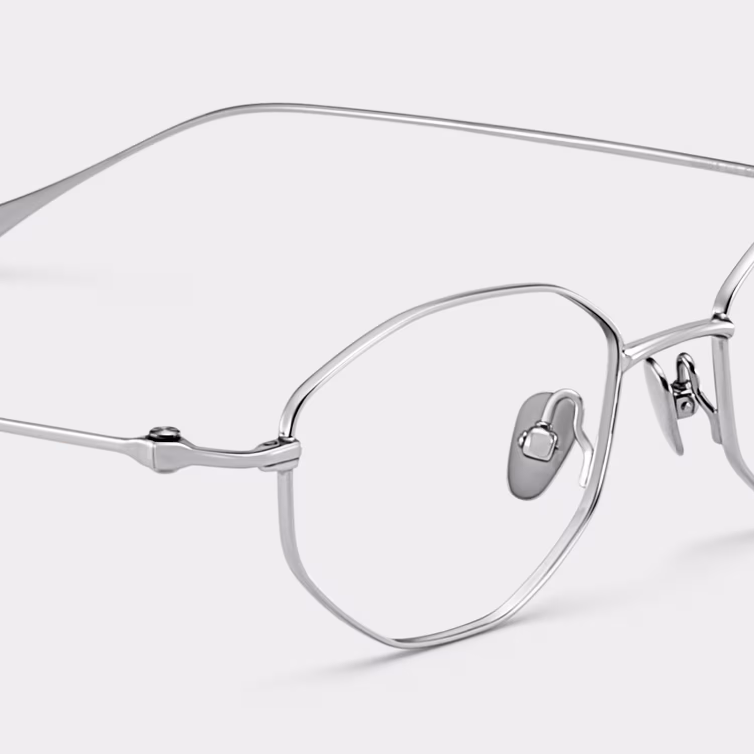 Everett Geometric Silver Glasses6