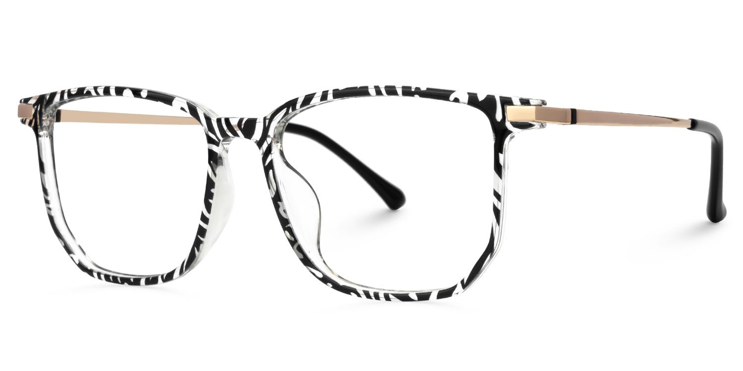 Fezell Black Thin Frame Eyeglasses | ZEELOOL Canada1