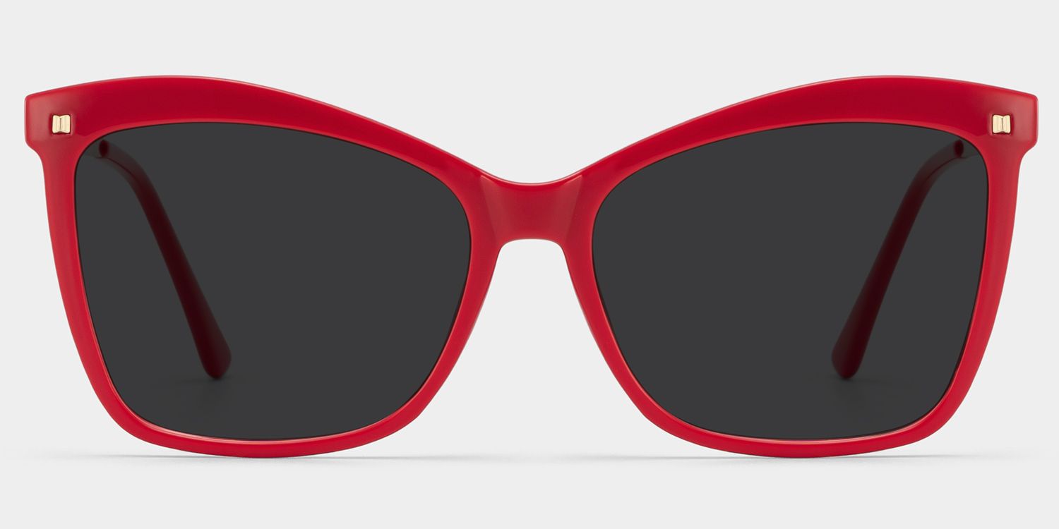 Isaebella Butterfly Red Sunglasses | Zeelool Glasses0
