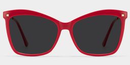 Isaebella Butterfly Red Sunglasses0