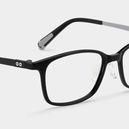Finne Rectangle Black Glasses4