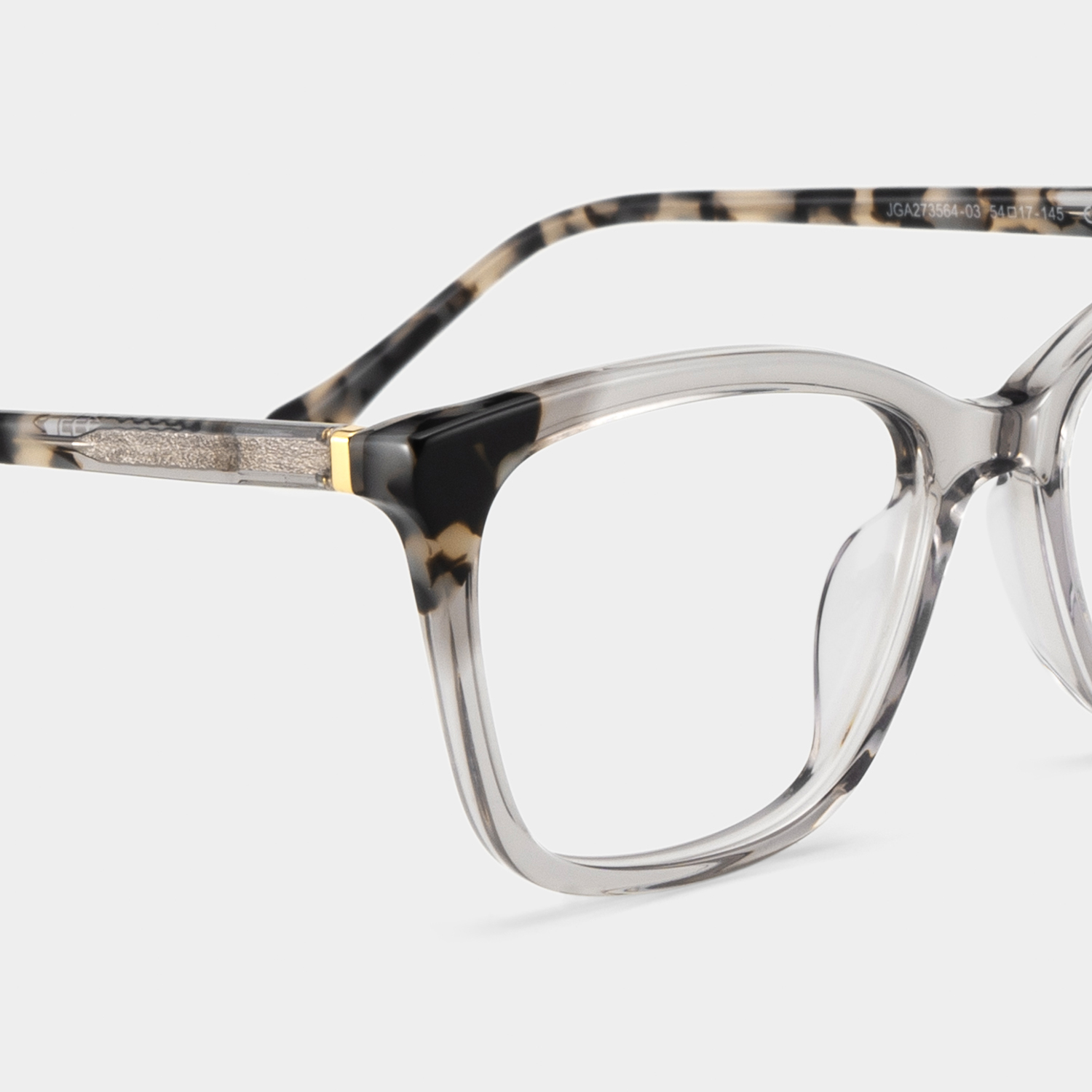 Juno Rectangle Gray Glasses5